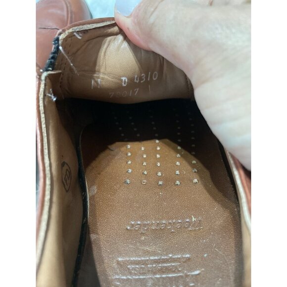 Allen Edmond Weekender Men's Brown Leather Slip-On Shoes With Rubber Soles - Picture 8 of 8